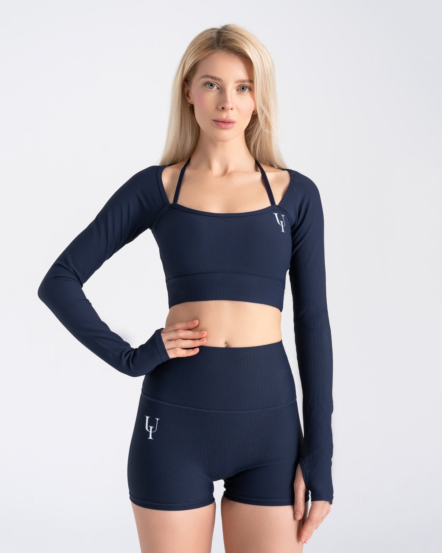 Flexirib Şort&Crop Set / Lacivert