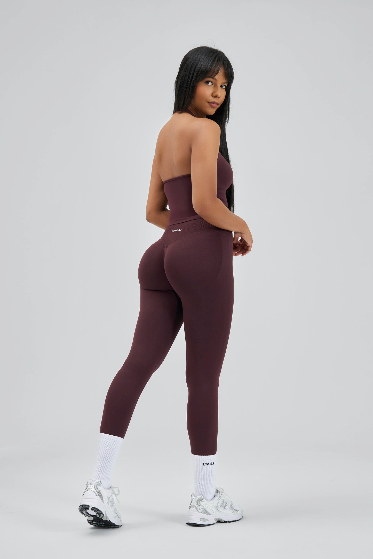 Sculpt V2-Aubergine Brown Tanktop Atlet