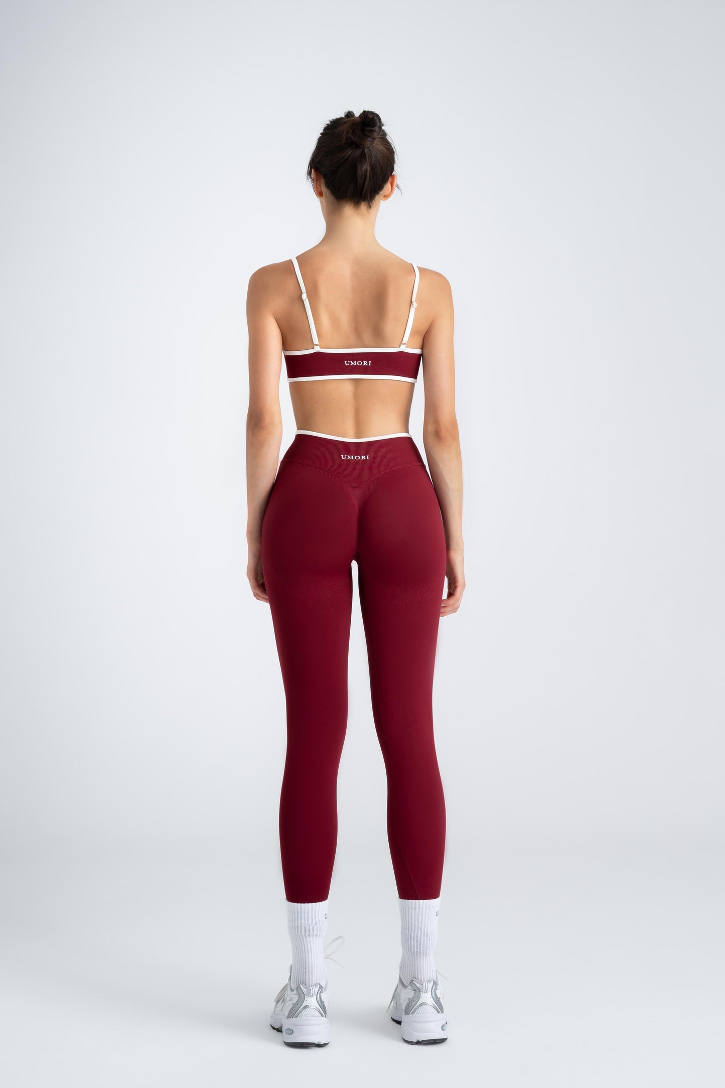 Sculpt X - Crimson Wine Bordeaux Scrunch Leggings