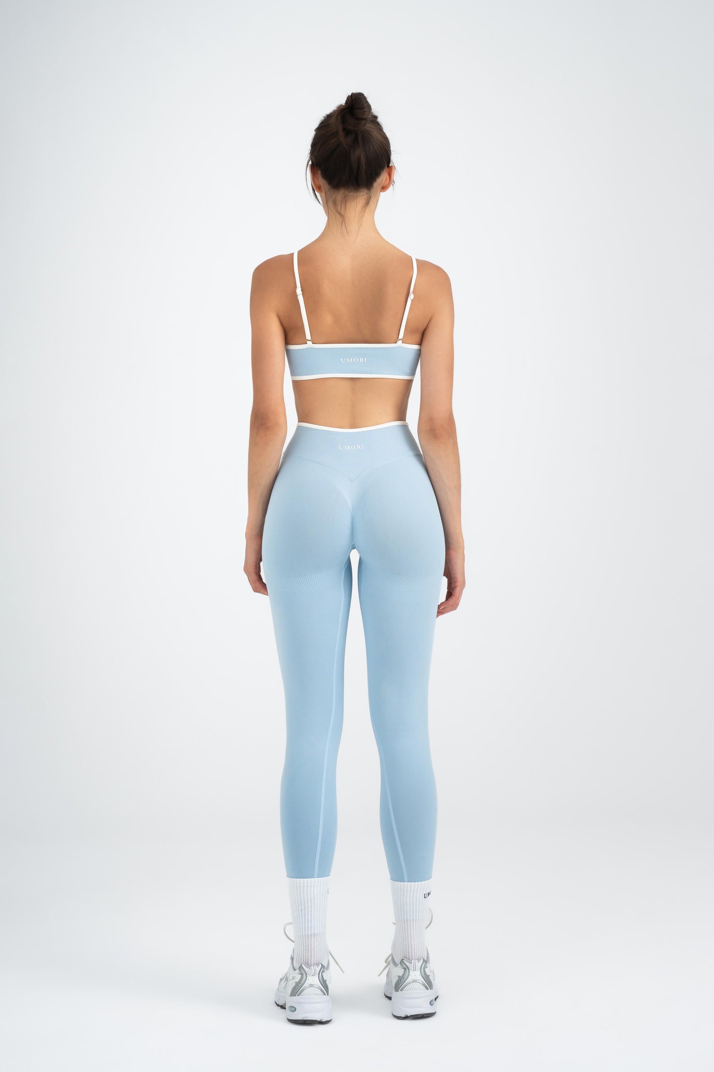 Sculpt X - Sky Dust Blue Scrunch Leggings