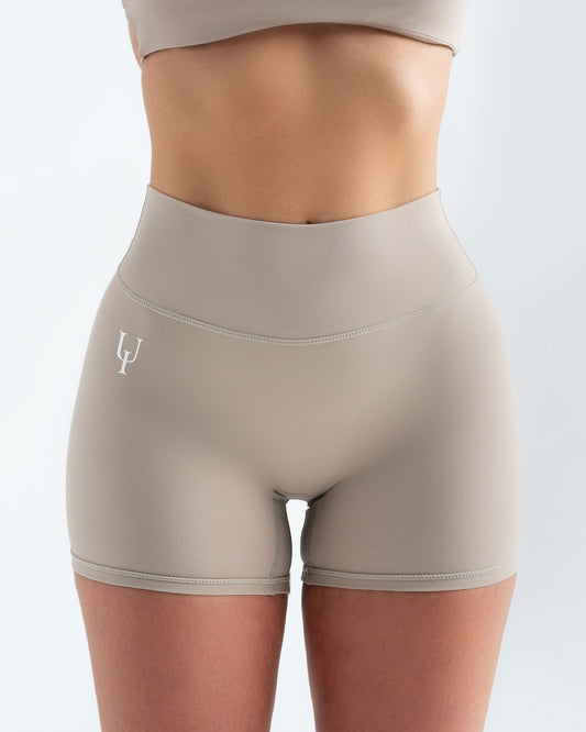 VELVET Scrunch Şort  "Stone Beige"