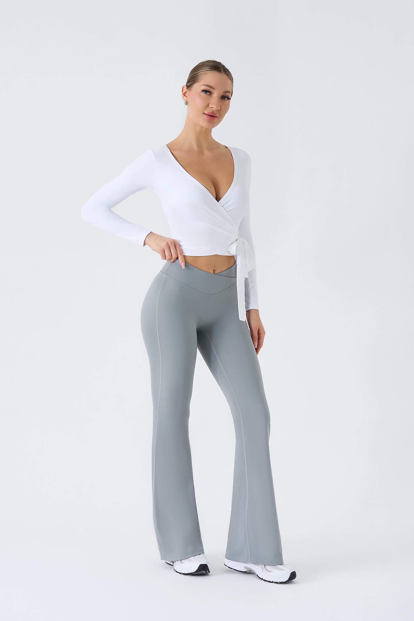 Galactic Aura Invisible Scrunch Flared Leggings
