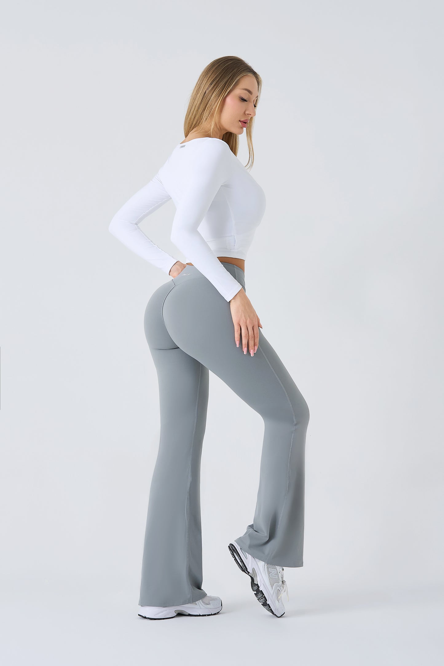 Galactic Aura Invisible Scrunch Flared Leggings