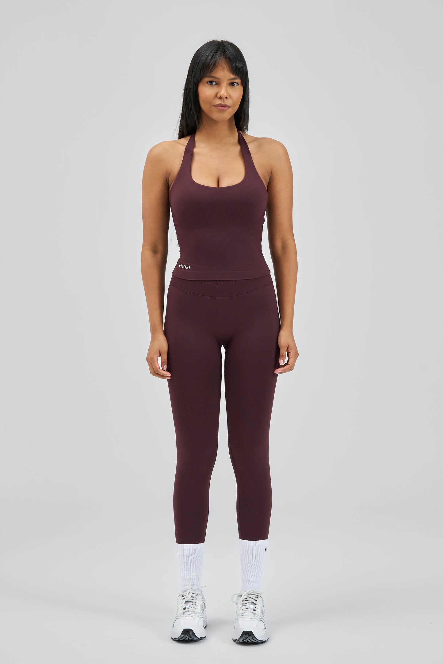 Sculpt V2-Aubergine Brown Scrunch Leggings