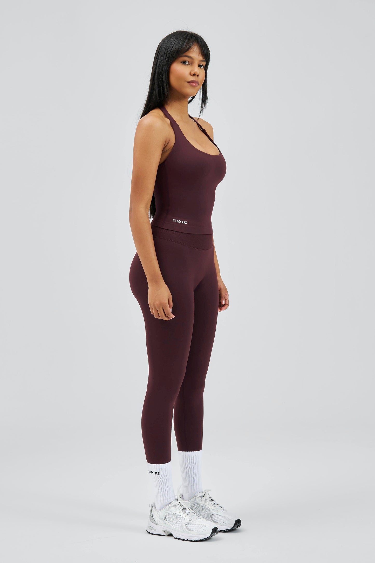 Sculpt V2-Aubergine Brown Tanktop Atlet