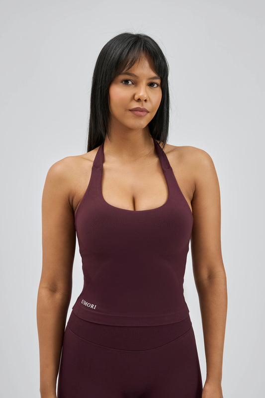 Sculpt V2-Aubergine Brown Tanktop Atlet