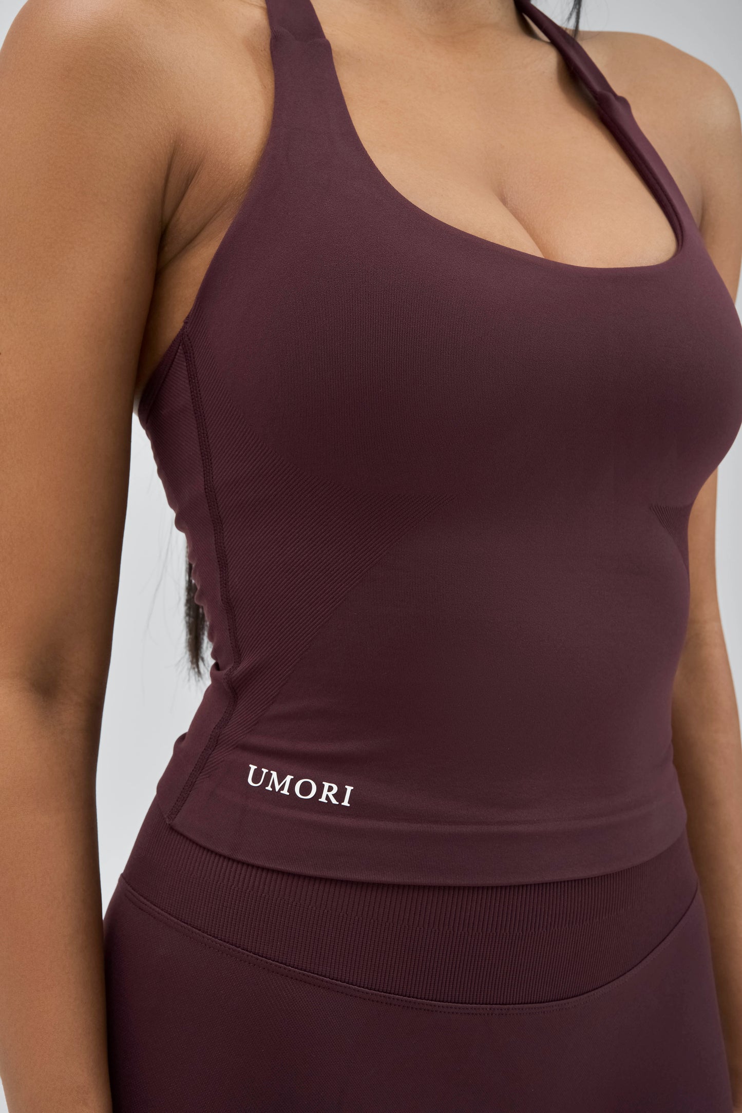 Sculpt V2-Aubergine Brown Tanktop Atlet