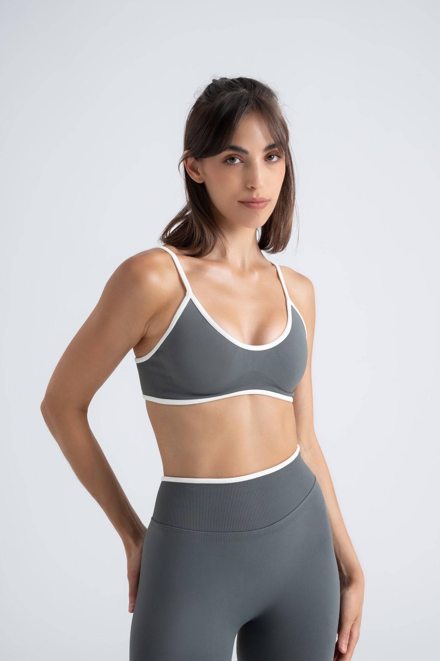 Sculpt X - Graphite Grey Seamless Bralette