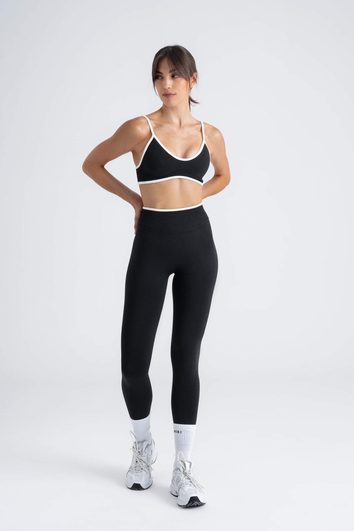 Sculpt X - Core Black Seamless Bralette
