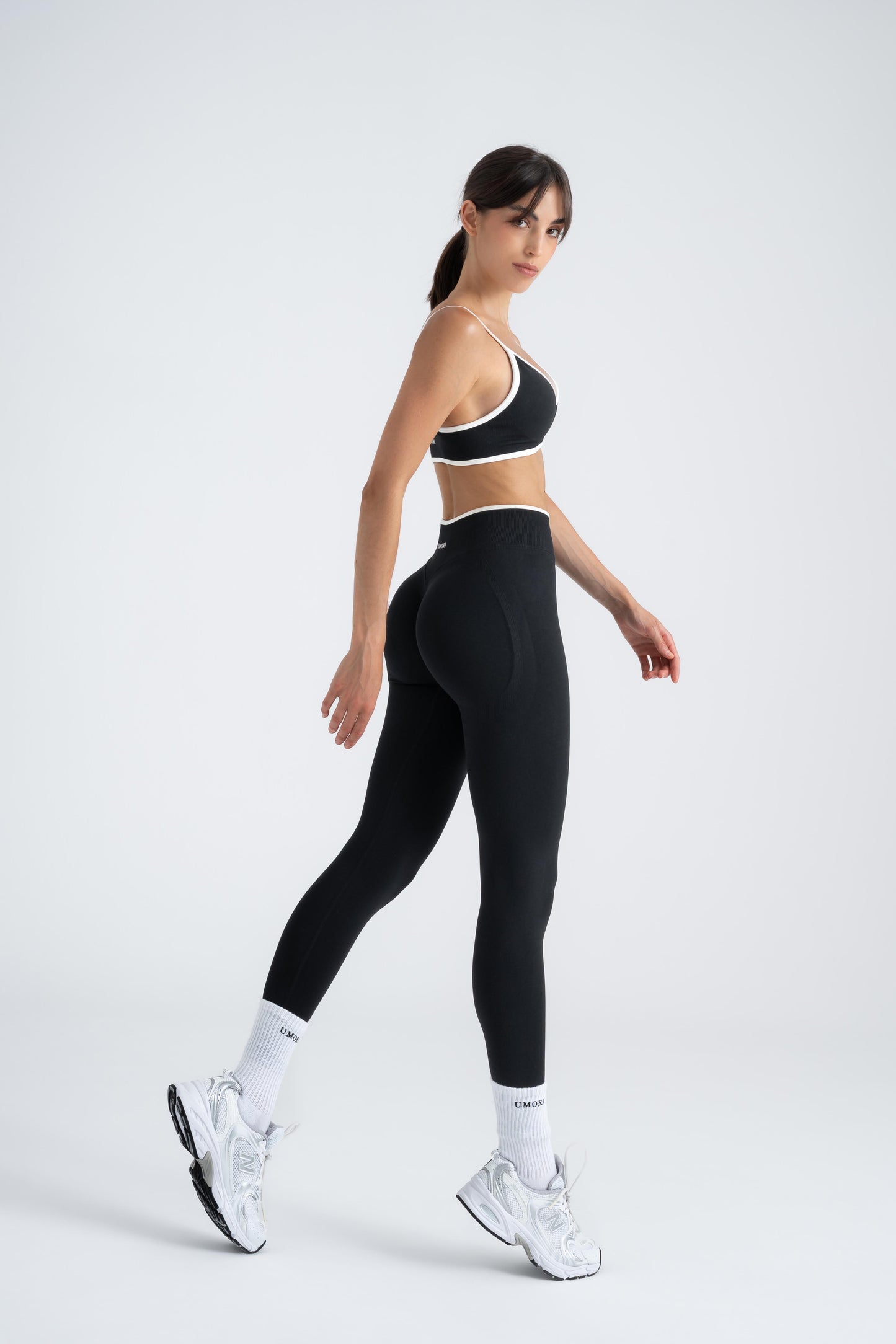 Sculpt X - Core Black Seamless Bralette