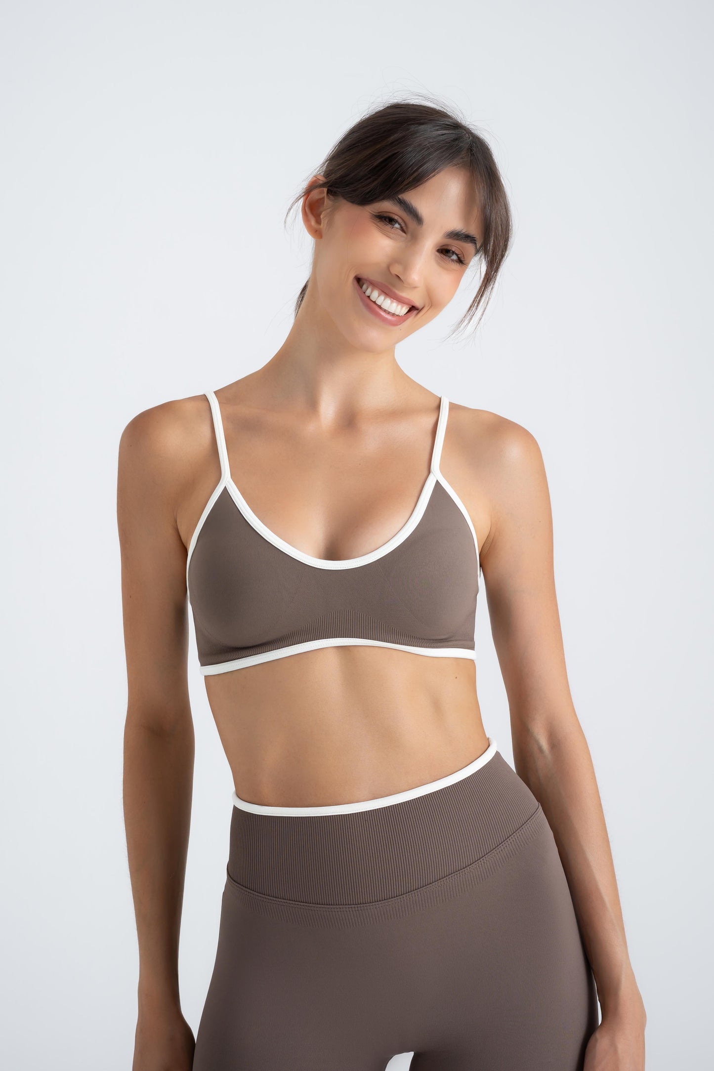 Sculpt X - Mocha Brown Seamless Bralette