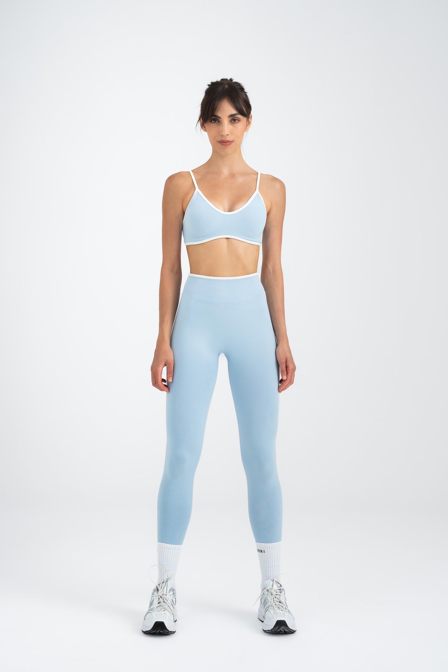 Sculpt X - Sky Dust Blue Seamless Bralette